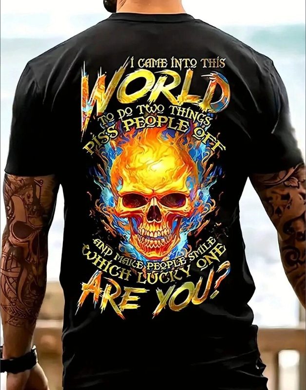 "Fragment" 3D Skull Tee