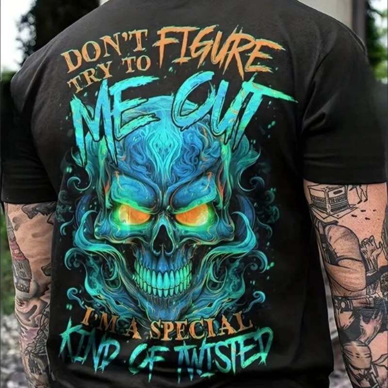 Azure Wraith" Back-Print Tee